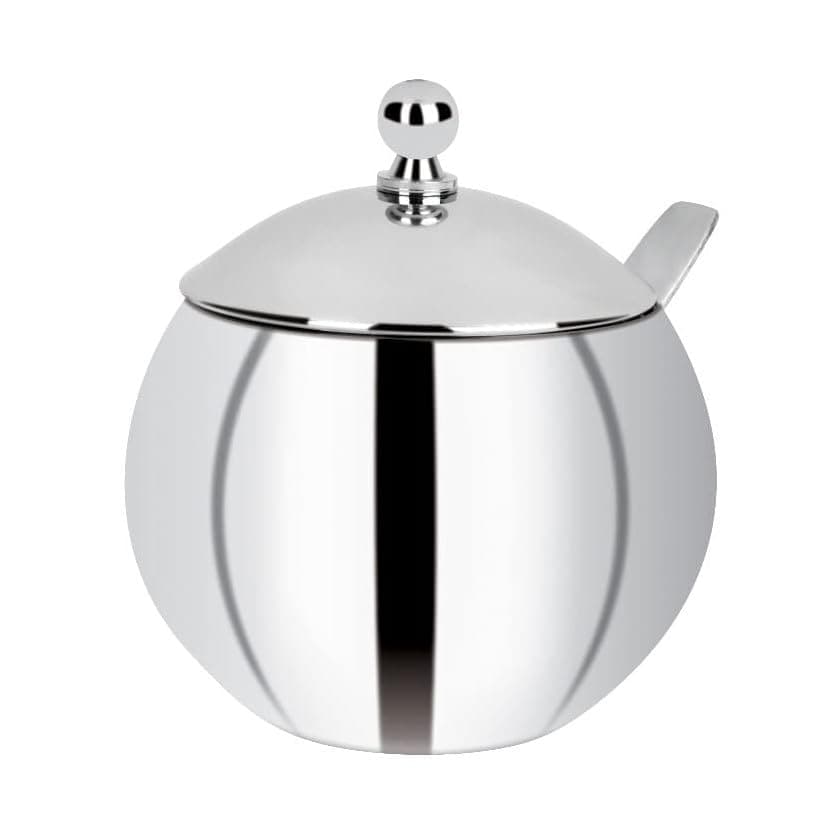 KC Stainless Steel Multipurpose Ghee Pot/Pickle Container 500 Ml With Spoon Set Of 1, Blue-Violet