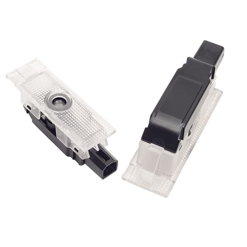 Car Door Puddle Logo Light replacement for Challenger hellcat 2013 to 2020 year,White Color,Plug & Play Installation