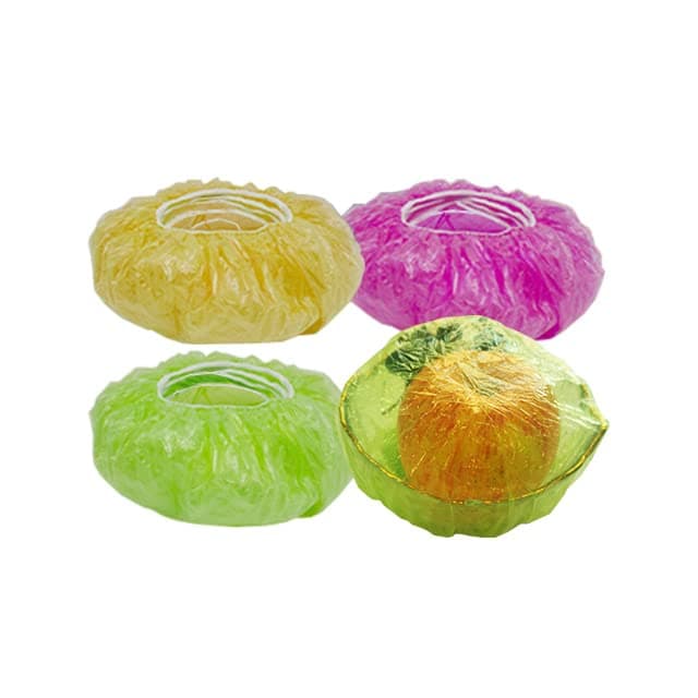 GoldPaddyElastic Food Covers,Reusable Colorful Bowl Covers Dish Plate Plastic Covers for Family Outdoor Picnic 3 Different Sizes (96 Pieces)