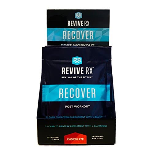 Revive Rx Recover Post Work Out Recovery Singles 37 Grams Each (8 Pack), Chocolate