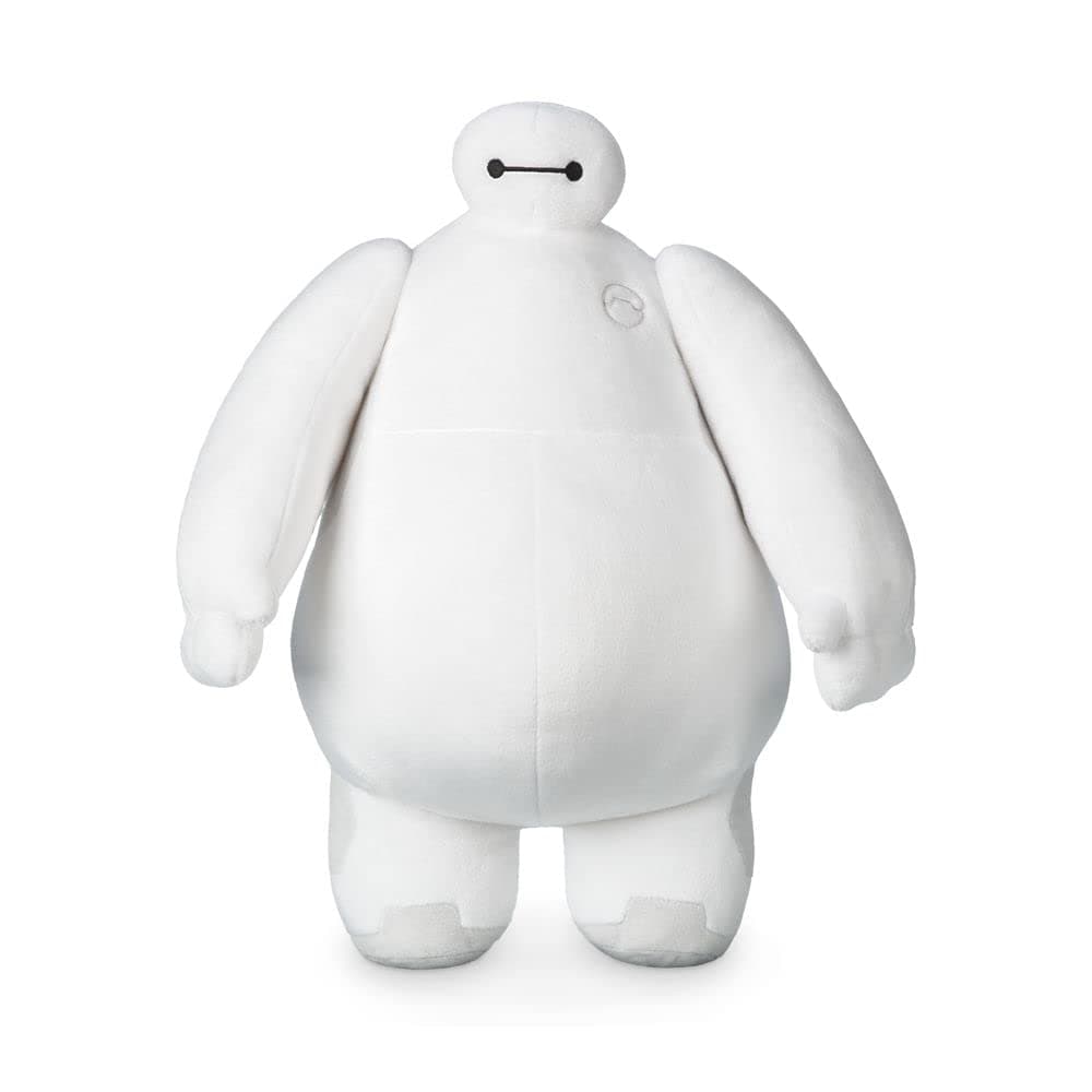 Disney Store Official Baymax Medium Soft Toy for Kids, Cuddly Character with Fuzzy Texture and Embroidered Details, Disney Plushy Suitable for All Ages