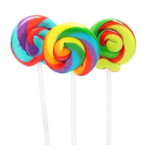 Teeny Tiny Swirl Lollipops: 48-Piece Box