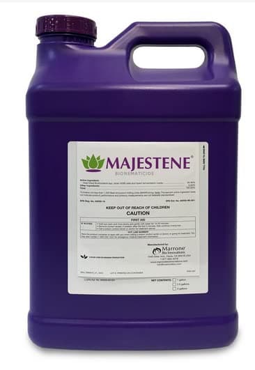 Majestene Nematicide (2.5 gallons) by Marrone Bio Innovations- All-Season Long Nematode Control for Turf Grass, Lawn and Crops