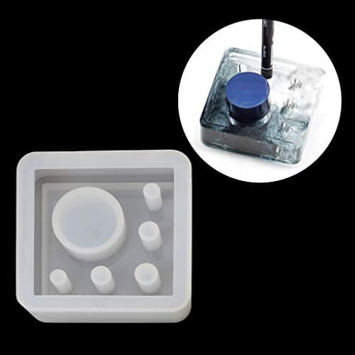 EAPTS Silicone Mold Card Storage Pen Holder Ashtray Epoxy Resin Mold Jewelry Making
