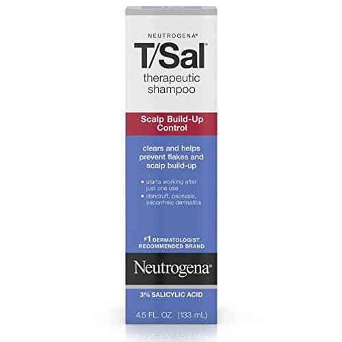 Neutrogena T/Sal Therapeutic Shampoo, Scalp Build-Up Control 4.5 oz (Pack of 8)