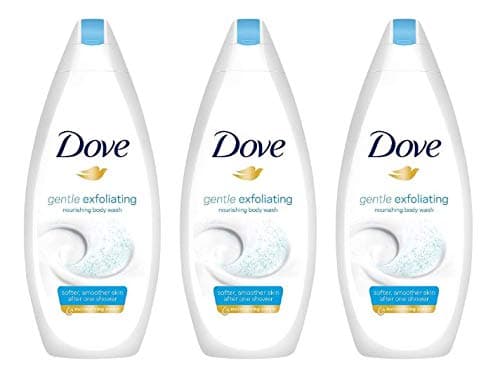 Dove Gentle Exfoliating Body Wash 225ml (Pack of 3)