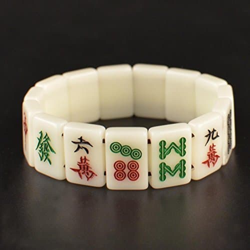 Mahjong Mini-Tiles Stretchy Bracelet