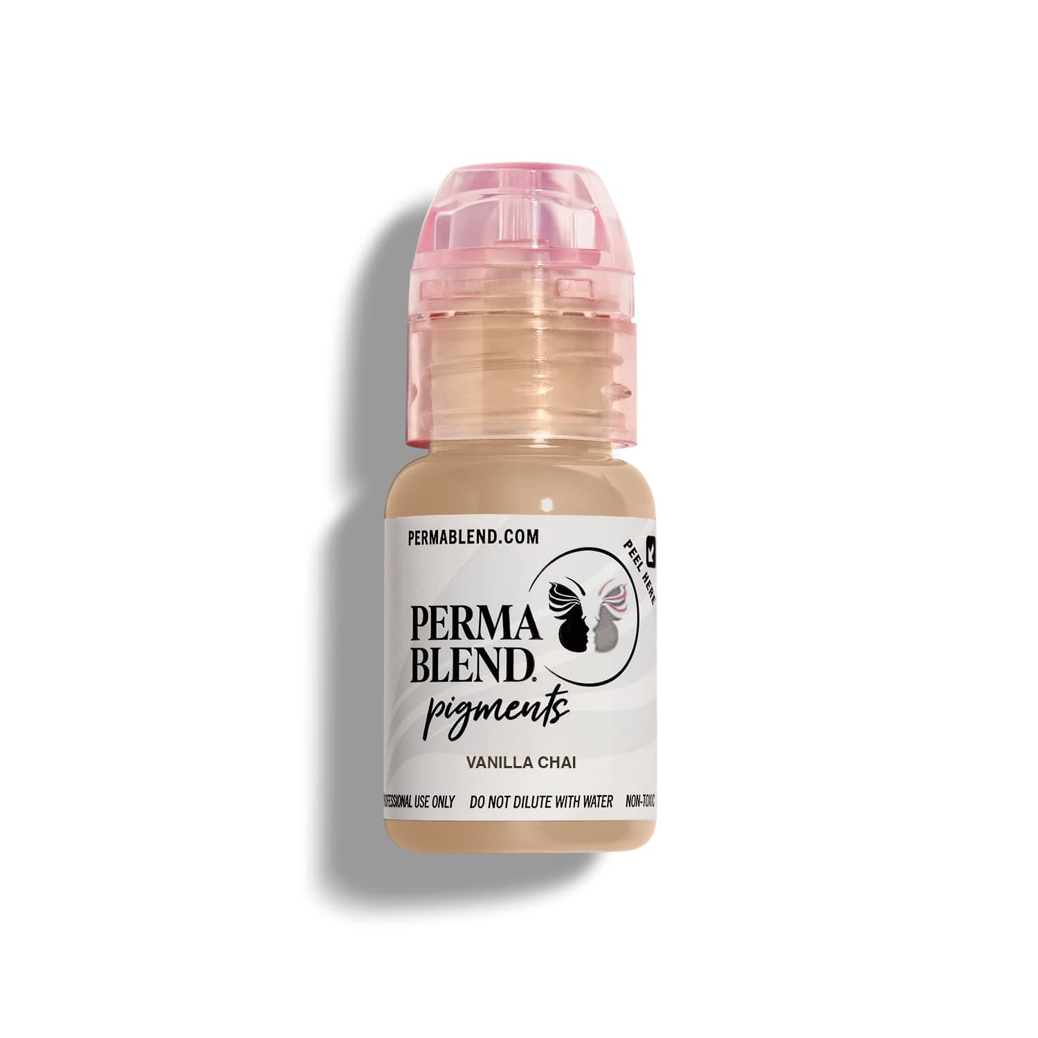 Perma Blend - Vanilla Chai - Microblading Ink for Areola or Skin Corrections - Professional Tattoo Ink - Skin Tone Tattoo Ink Makeup - Vegan (0.5 oz)