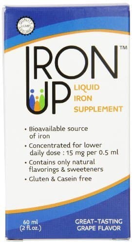 Ironup Liquid Iron Supplement, 2 Ounce by Yasoo Health