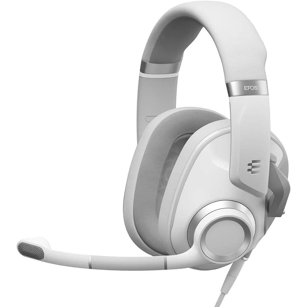 EPOS H6 Pro - Closed Acoustic Gaming Headset with Mic - Over-Ear - White