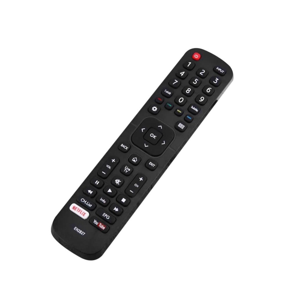 EN2B27 Remote Control Replacement & Backup Accessory for Hisense Television RC3394402 / 01 3139 238 29621 EN2B27
