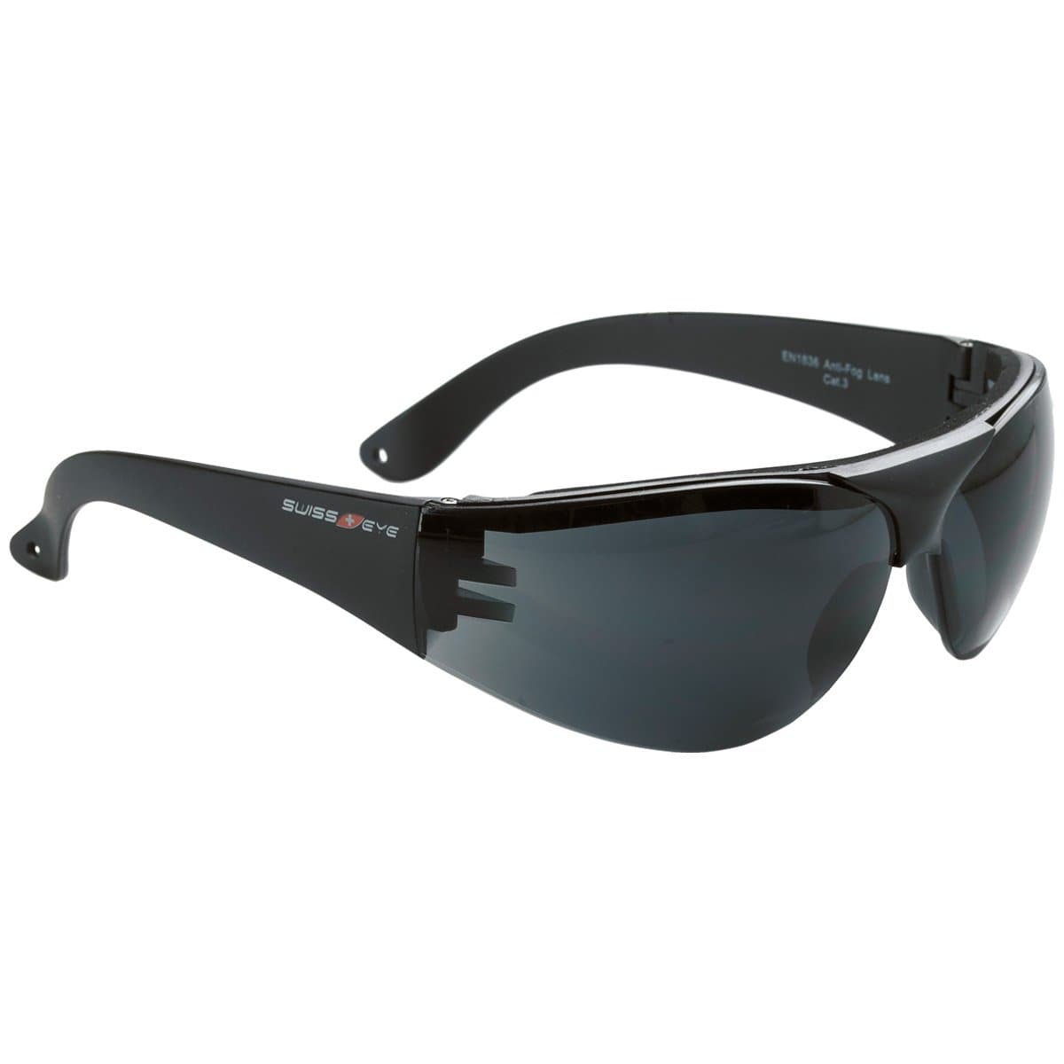 Swiss Eye Outbreak Protector Glasses Black Frame Smoke Lens