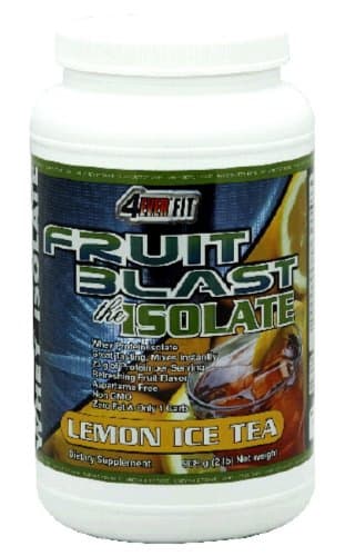 4Ever Fit Whey Protein Isolate, Fruit Blast the Isolate, Lemon Iced Tea , 2-Pound Package