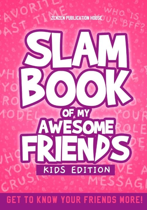Slam Book of my Awesome Friends: A Slammed Diary for Boys and Girls