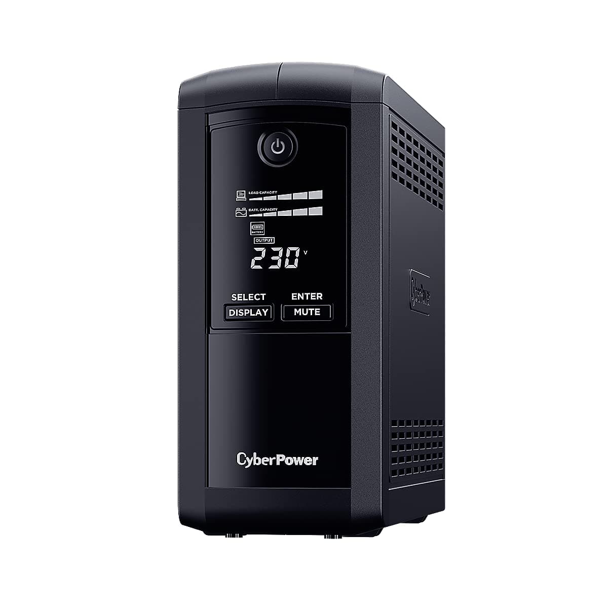 Cyberpower VP1000EILCD Value PRO 1000va/550w Tower LCD UPS, 6xIEC Outlets and AVR, Black