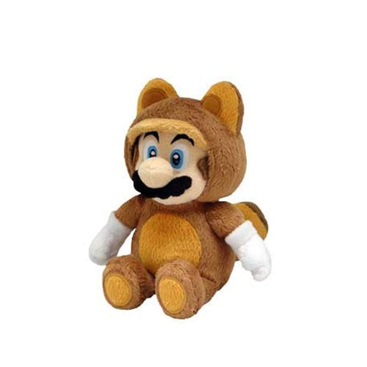 Official Super Mario Plush Raccoon Tanooki Mario, 9-Inch