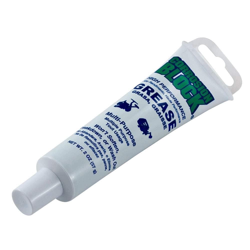 High Performance Waterproof Grease - 2oz Tube - Non-Hazmat, Non-Flammable & Non-Toxic