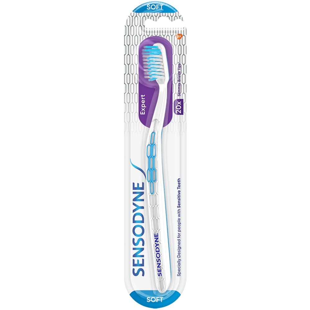 Sensodyne Expert Toothbrush | 20X Slimmer Bristles for Expert Cleaning | Pack of 1 Tooth Brush | Dentist Recommended Brand