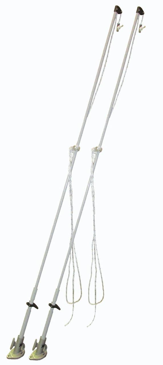 Dock Edge + Premium Mooring Whip Watercraft Docking System (Set of 2), 8' for Craft up to 18' or 2500 lbs