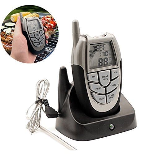 KALENDS Wireless Remote Digital Cooking Food Meat Thermometer Smoker Grill Oven BBQ Outdoor Picnic