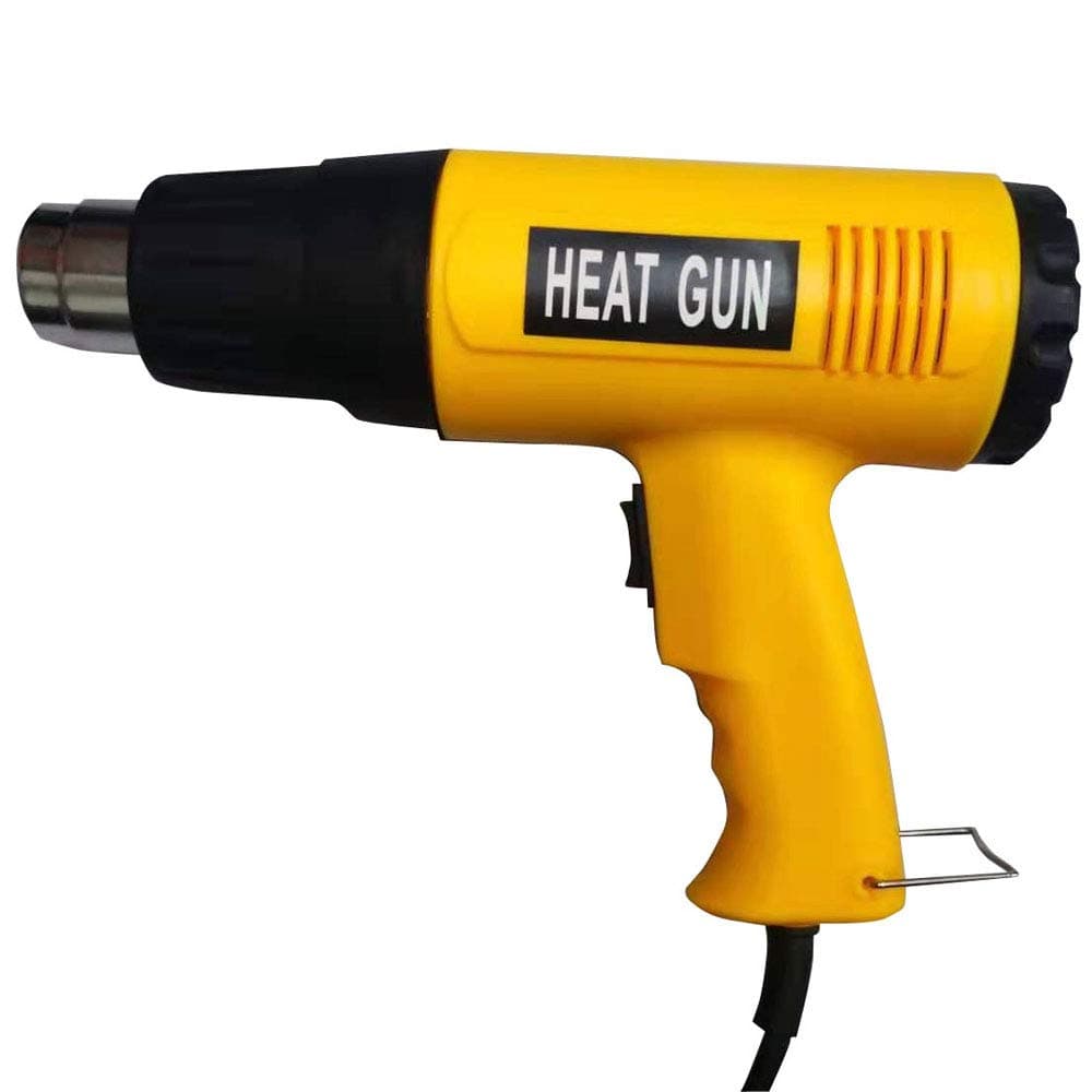 Corded Electric Heat Gun And Hot Air 2 Modes Adjustable For Shrink Wrapping, Soldering, Paint Stripping, Tube Bending, Bbq(Charcoal Heating), Protection (1500W)