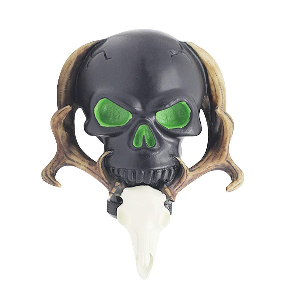 Sakali Specail Skull with Beard Car Gear Stick Shift Shifter Knob Universal fit for Most Manual Transmission or Automatic Transmission Without Lock Button(Black)