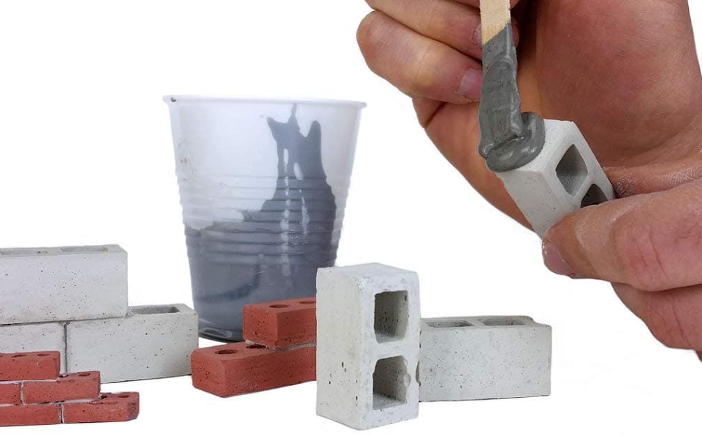 Acacia Grove Mortar for Miniature Cinder Blocks and Red Bricks - 4oz