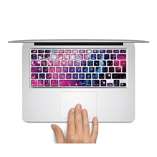 LoveDecalHome@Macbook air sticker keyboard Decal keys sticker macbook pro decal Macbook sticker keyboard decal Laptop Decal macbook stickers for macbook 13 15 17 (Red univers, keys sticker)