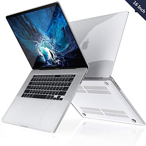 Clear Case for MacBook Pro 16 inch, Winxsam Laptop Scratch Resistance Hard Protective Shell Cover for MacBook Pro 16 inch 2019 Release - Clear
