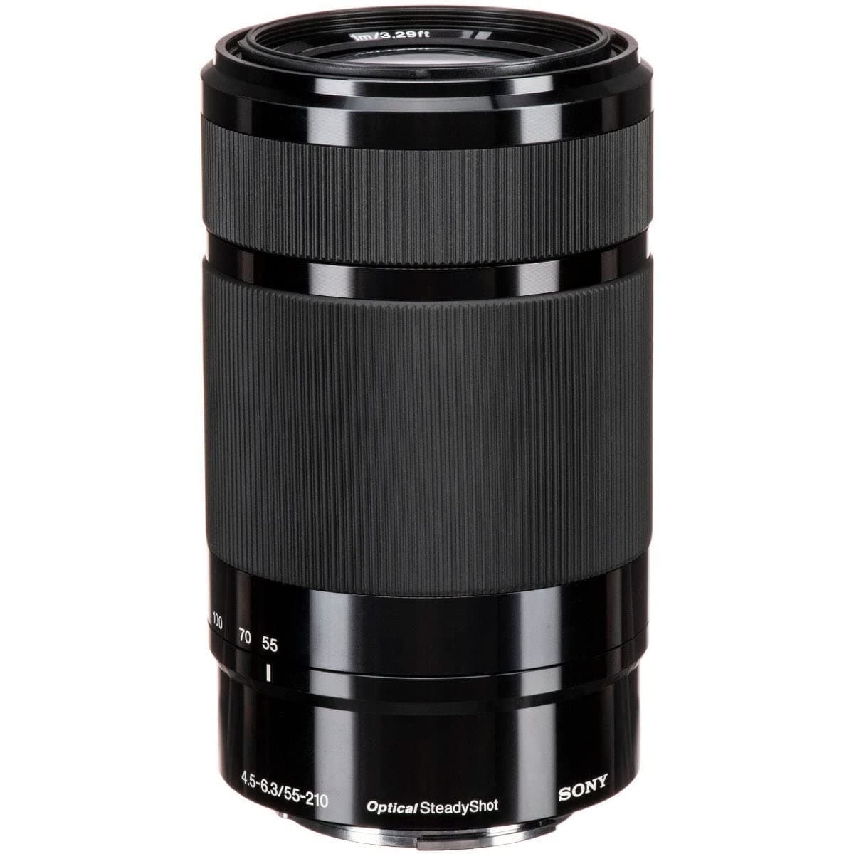 Sony 55-210 mm/F 4,5-6,3 OSS 55 mm-Lens, Black