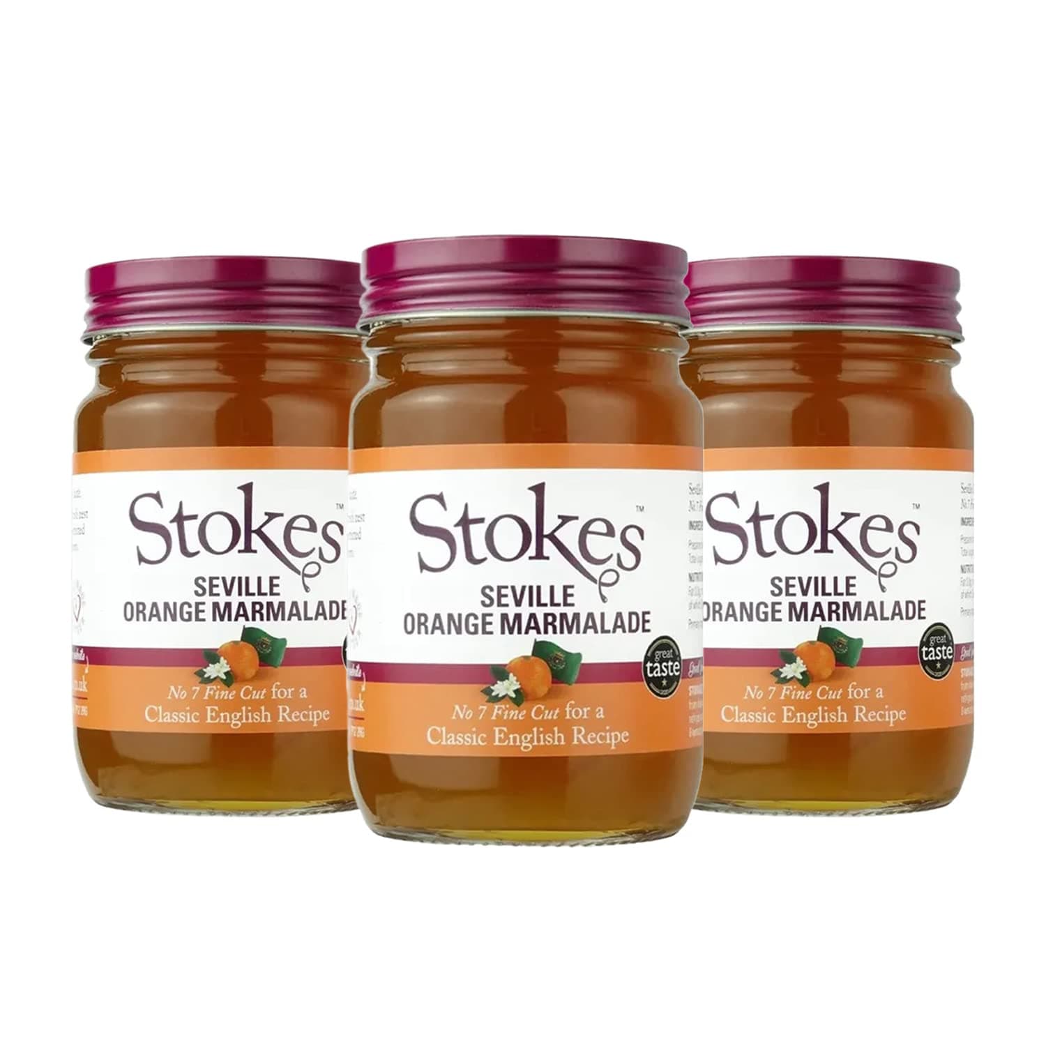 Stokes – Seville Orange Marmalade 340g - Pack of 3