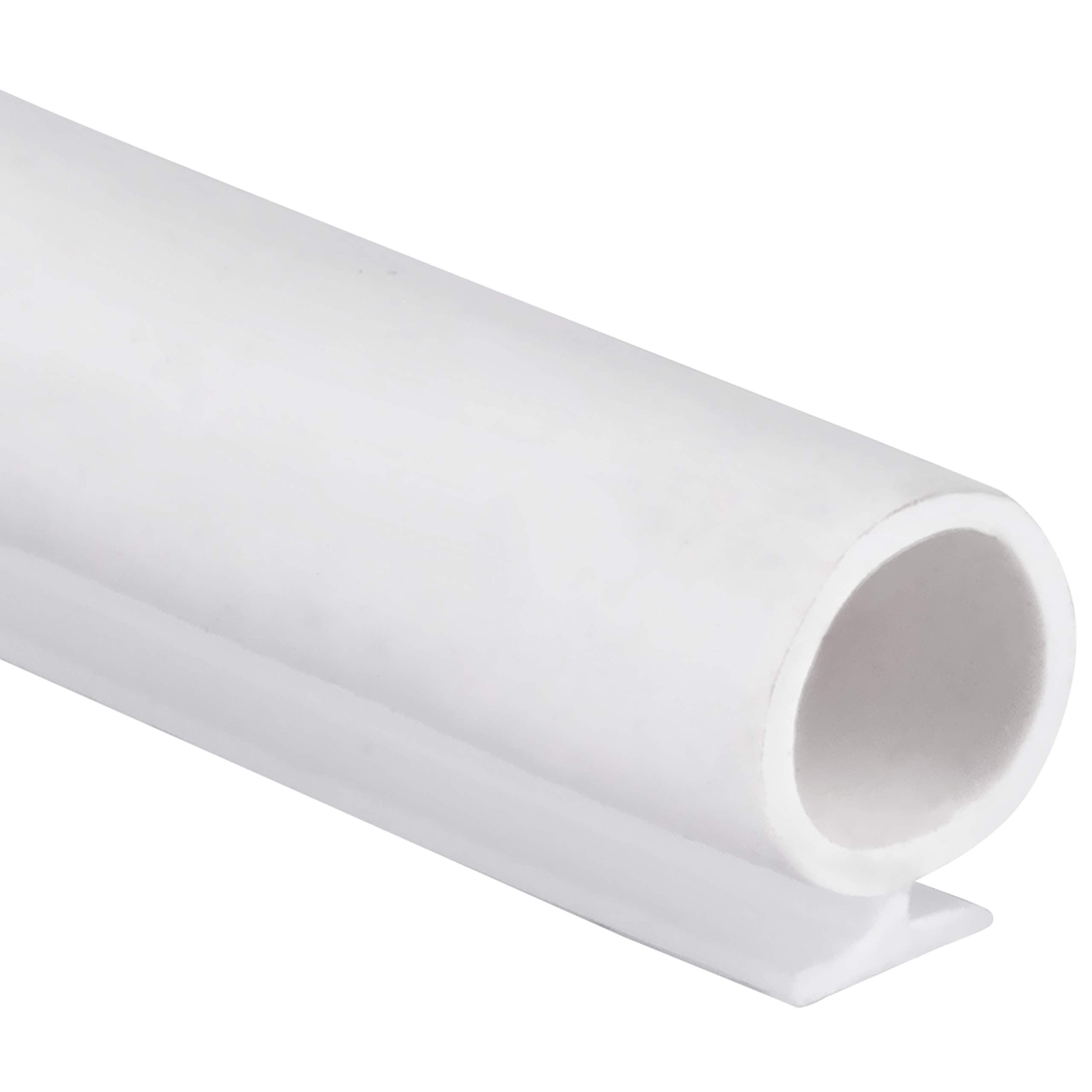 T-Slot Mount Window Weatherstrip Seal 5/16" Bulb Bubble for 3/16" Slot Receptacle 3 Colors & 5 Length Options (50', White)