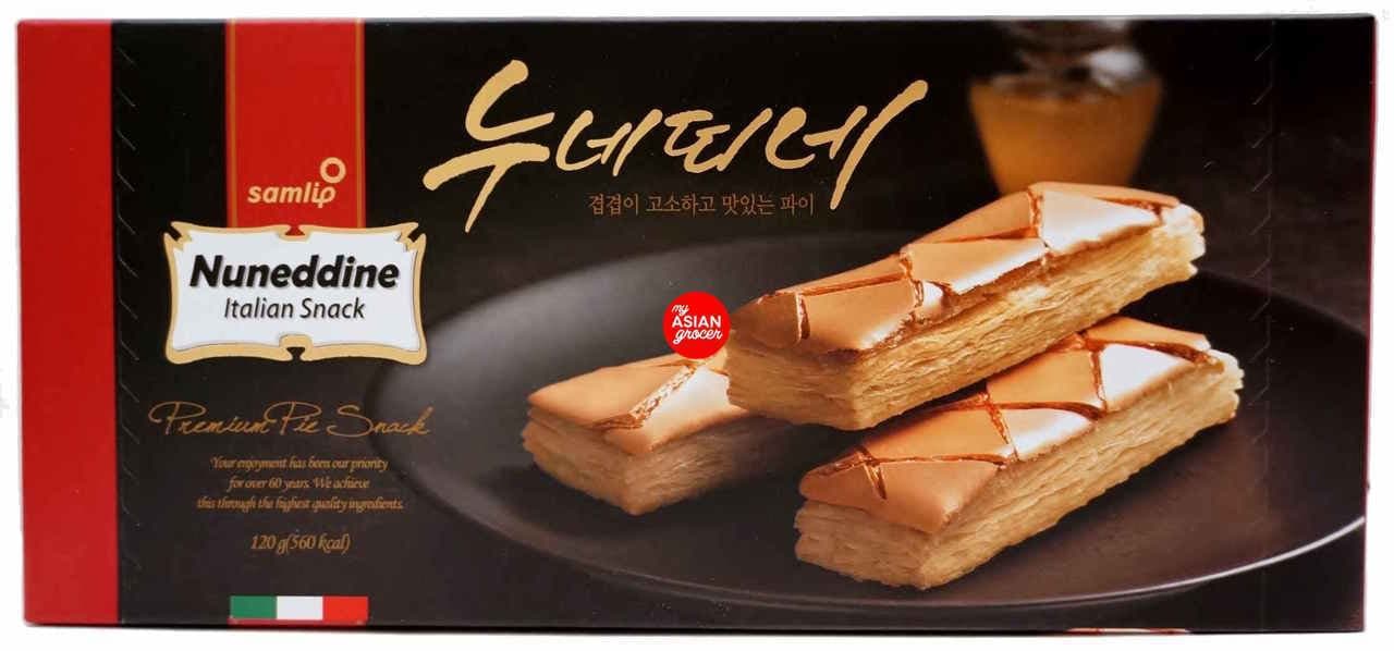 Korean Samlip Nuneddine Pie Biscuit Snack 120g / 삼립 누네띠에