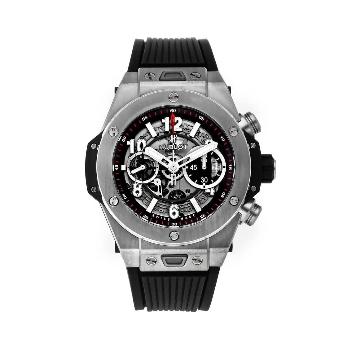 Hublot Big Bang Mechanical(Automatic) Skeleton Dial Watch 411.NX.1170.RX (Pre-Owned)