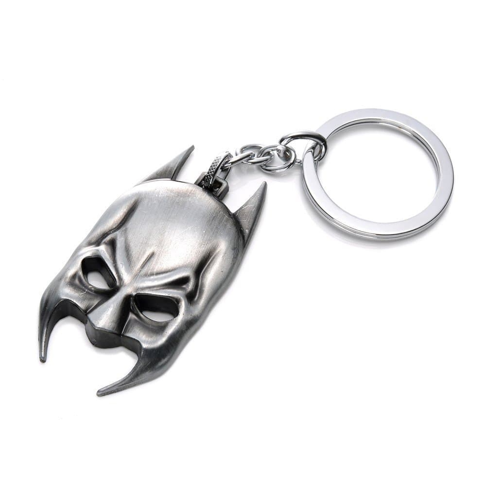 TM & DC Comics Movie Bat Man Alloy Metal Bat Mask Dart Keychain