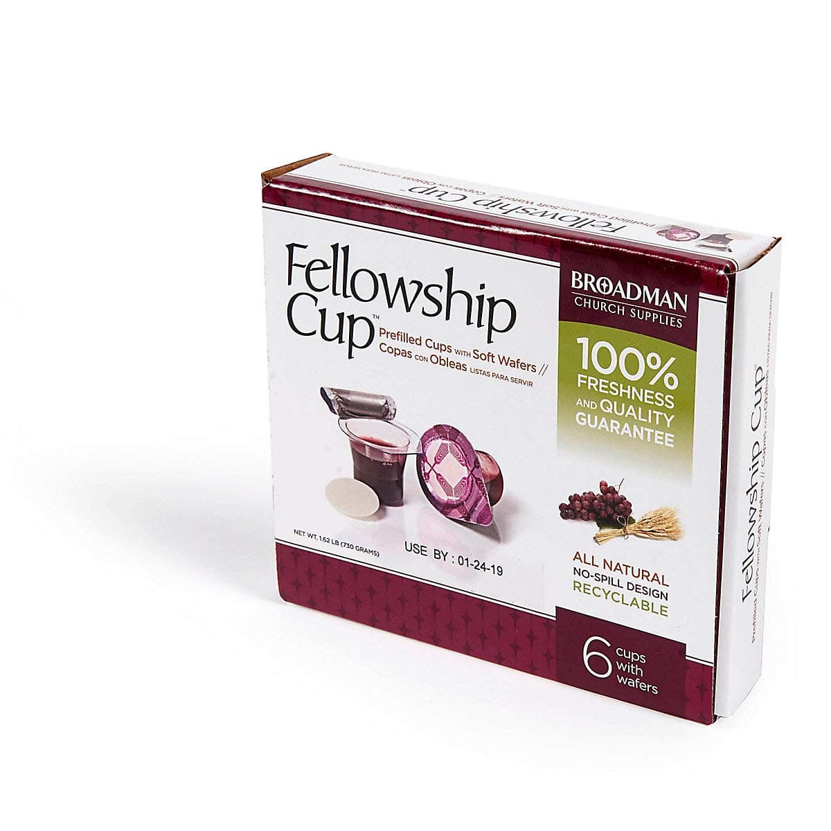 Communion - Fellowship Cup Prefilled Juice/Wafer - Box/6