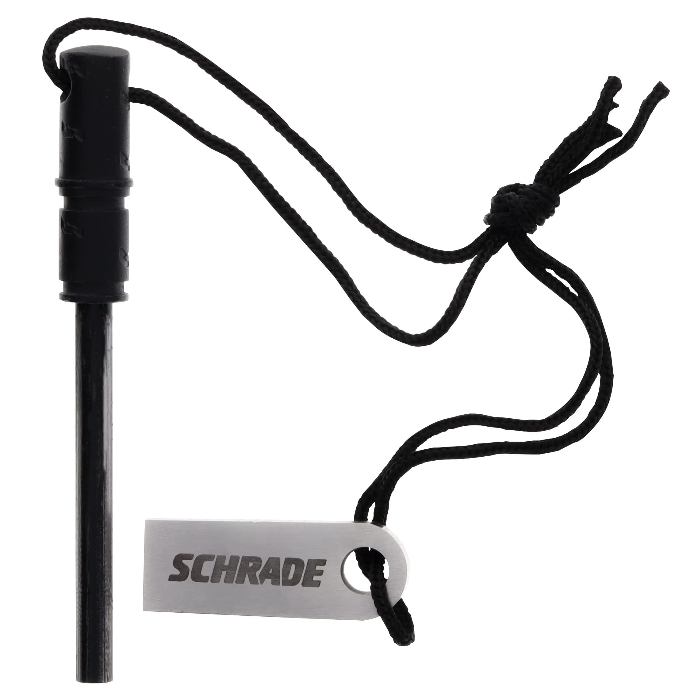 Schrade Delta Class Fire Starter 4in with 2.3in Ferro Rod with Non-Slip Grip with striker For Outdoor Survival and camping