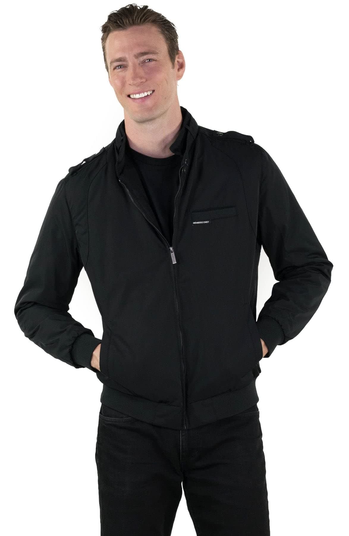 Men's Iconic Racer Quilted Lining Jacket |Slim Fit|