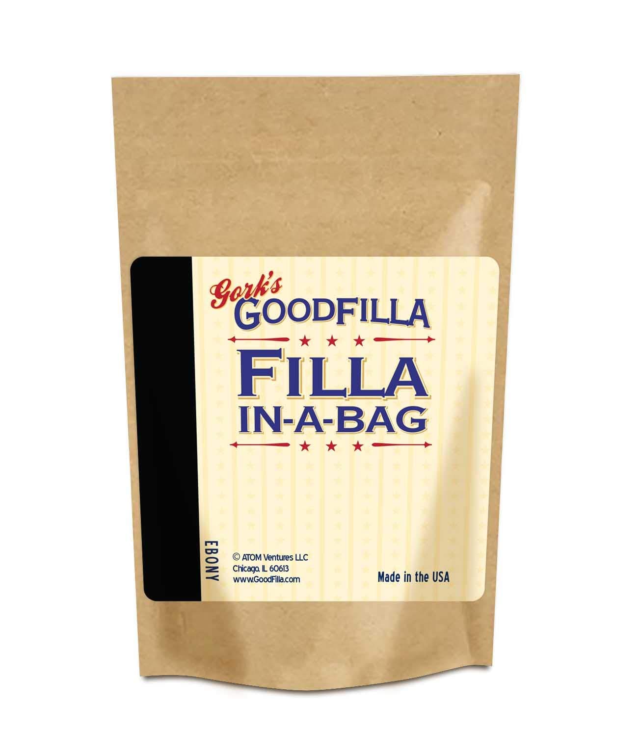 GoodFIlla Ebony, 12 oz, Wood and Grain Filler powder, Stainable, Paintable, Sandable, Versatile | Zero Waste
