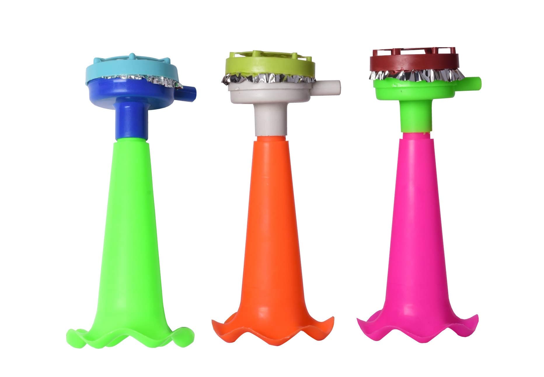 TEDTECH Noisemaker Party Supply Small Flower Horn (Set of 3)
