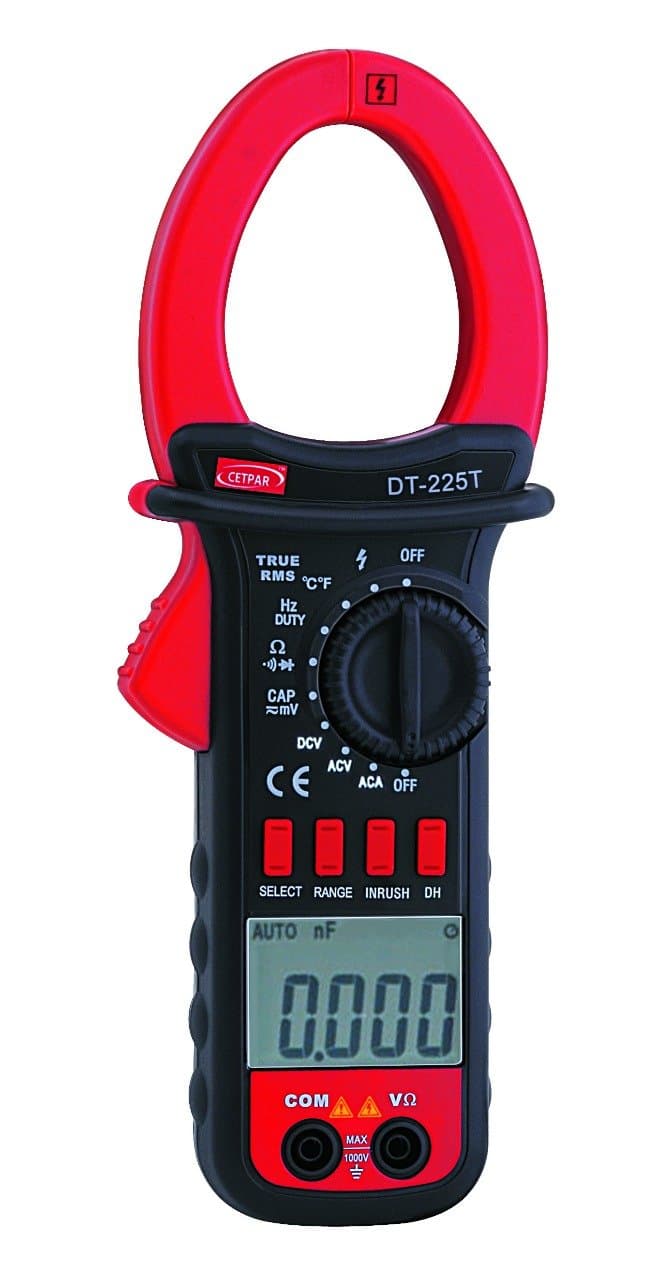 DT-225T Digital Clamp Meter AC True RMS 3 ¾ Digit Max Display 3999