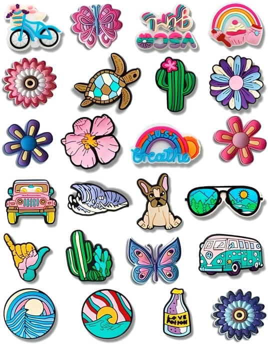 Animals Shoe Charms for Clog Shoes,Random Bulk Cute Girly Decoration Pin Charms for Men Women