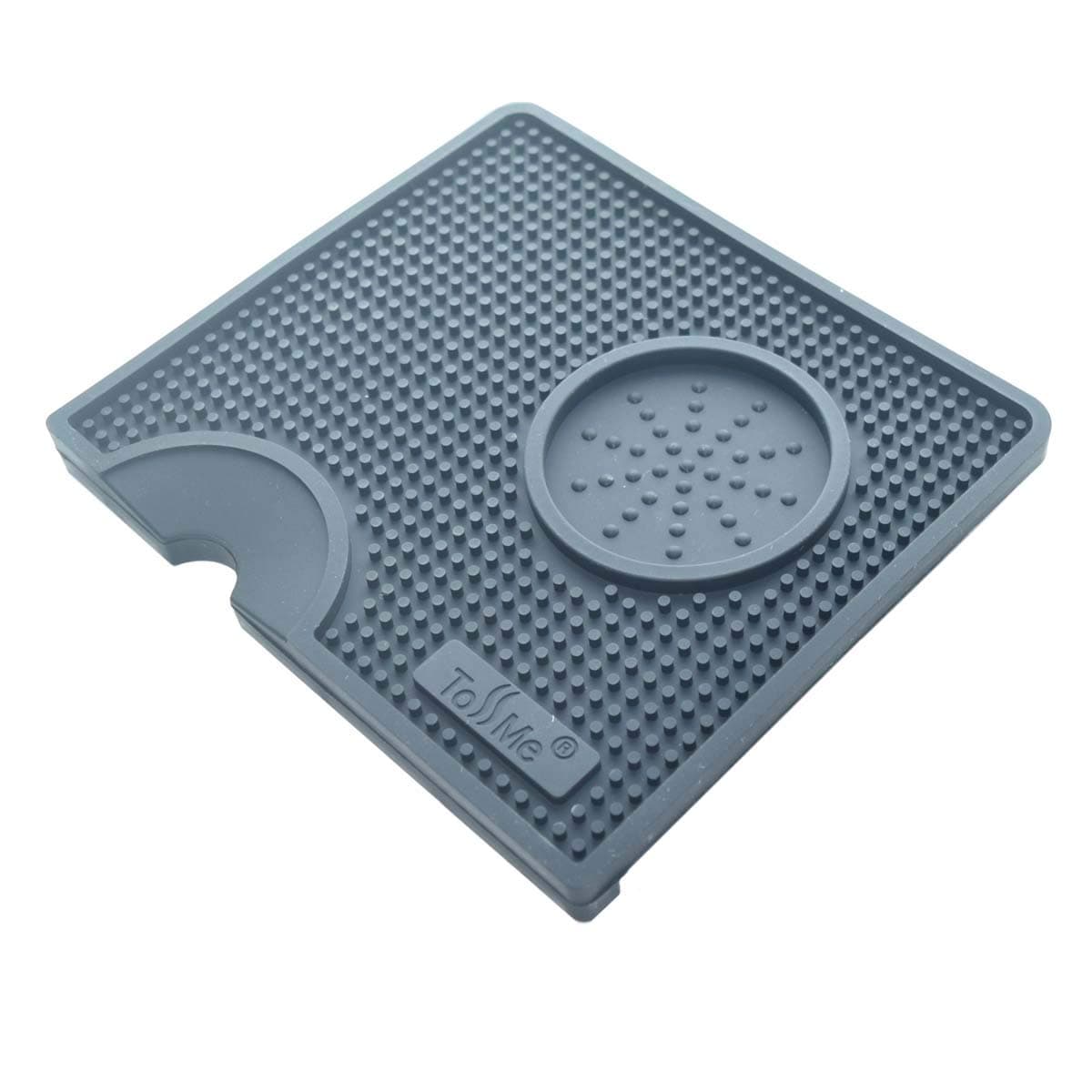 Espresso Tamping Mat I Food Safe Rubber Coffee Tamper Mat I Portafilter Mat For Baristas I Coffee Tamp Mat I Waterproof, Heat Resistant Tamping Pad,TM-CO01 Black