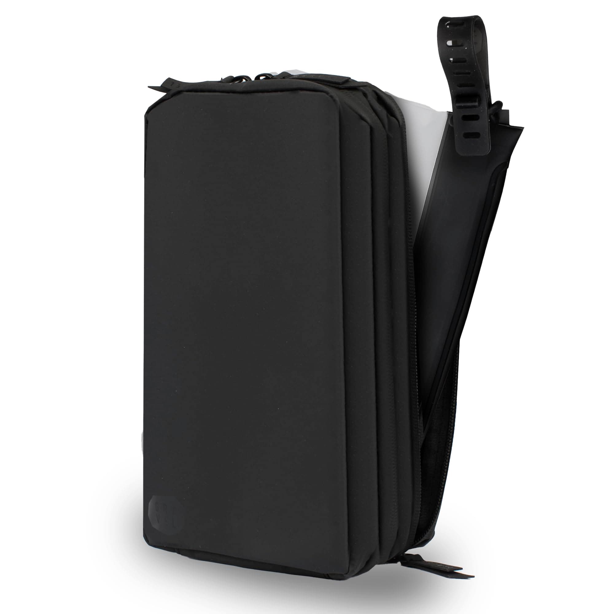 Gravel Hanging Toiletry Bag for Men and Women - Comes in 3 Sizes, Water-Resistant, Durable, Compact, Dopp Kit Travel Toiletry bag (Black, Plus)