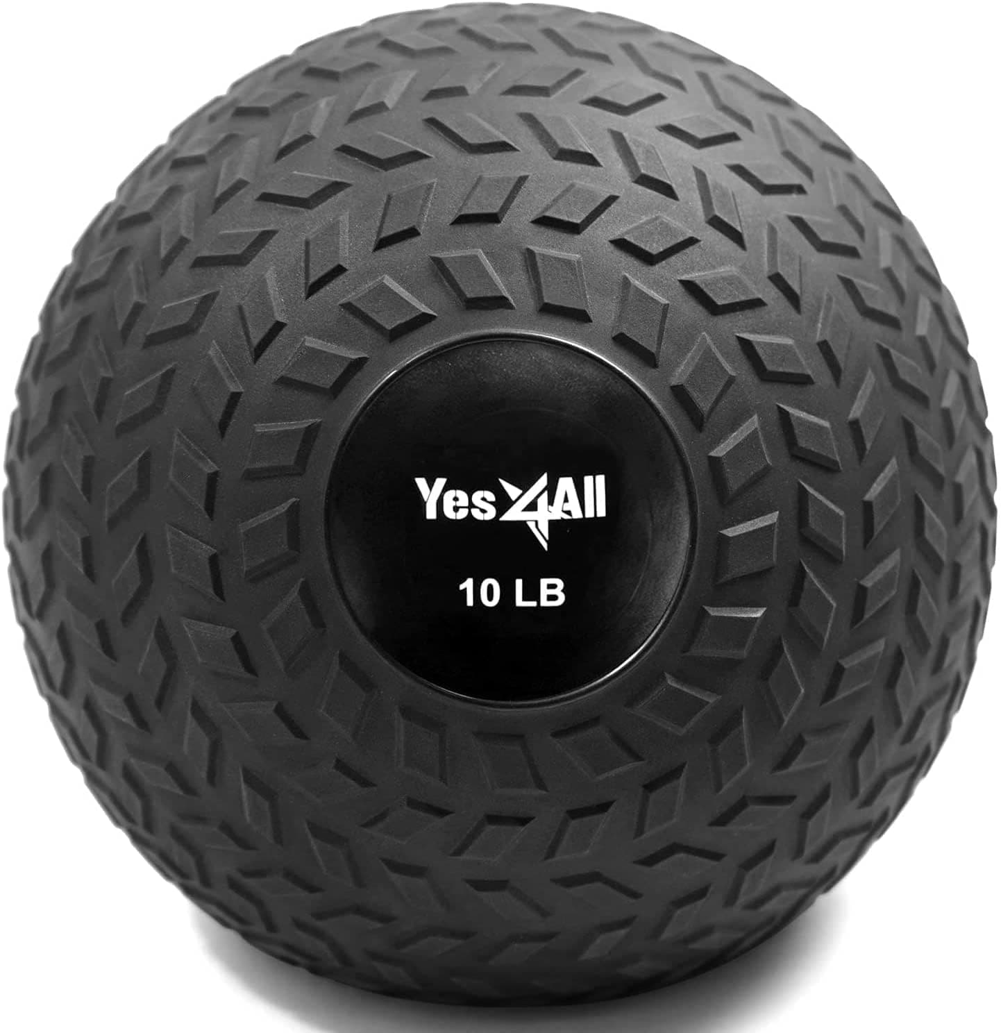 Yes4All Slam Balls Tread Exercise Ball 4KG-5KG/10LB, 6KG-7KG/15LB, 8KG-9KG/20LB, 10KG-11KG/25LB, 14KG/30LB, 18KG/40LB, for Strength Power and Crossfit Workout – Slam Medicine Ball