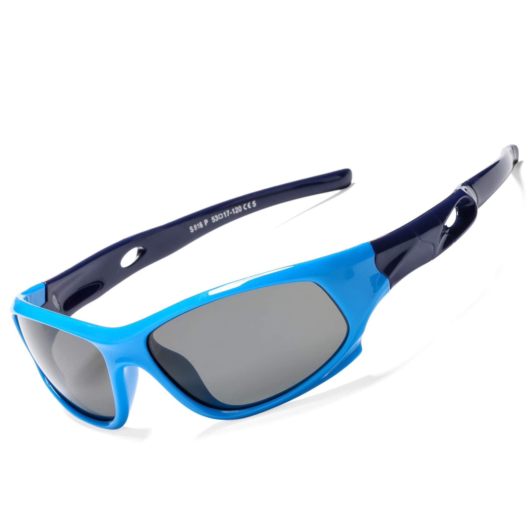 Rubber Polarized Sunglasses for Kids TR90 Unbreakable Sport Shade Children Boys Girls Age 3-12 Years