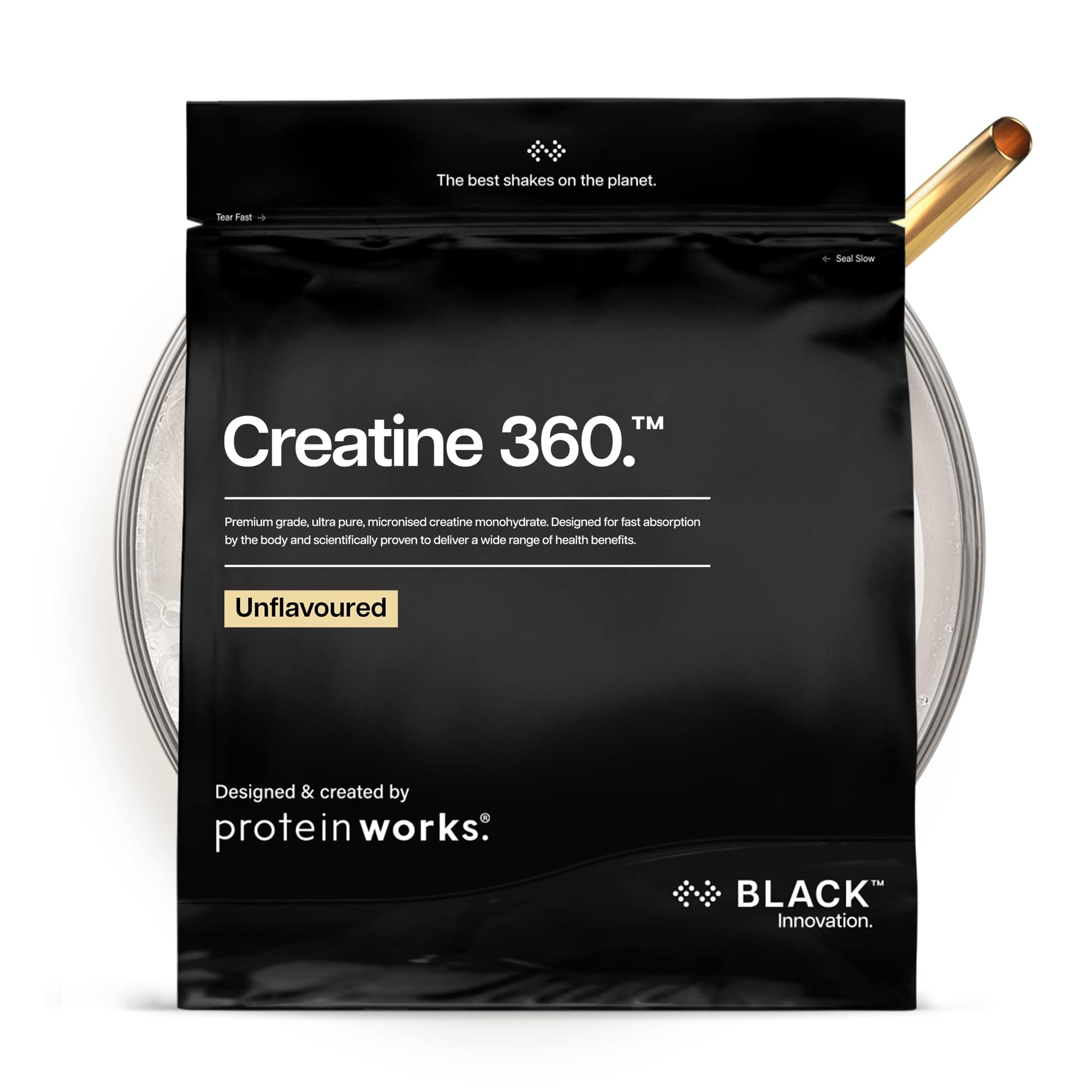 Protein Works - Creatine Monohydrate, Micronised Creatine Powder, 100% Purity, 200 Mesh Ultra Fine Creatine, Improves Performance, Strength & Power, Unflavoured, 83 Servings, 250g