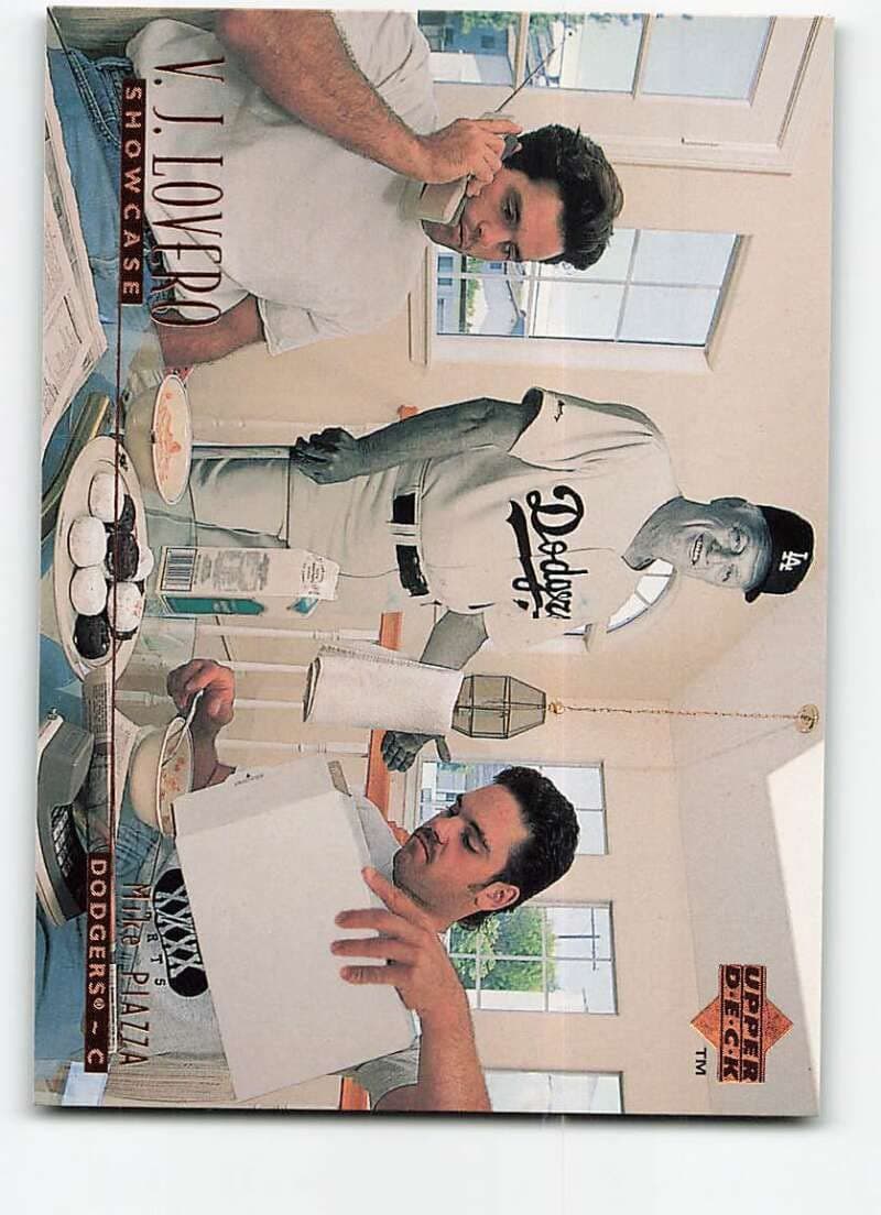 1996 Upper Deck V.J. Lovero Collection #VJ17 Mike Piazza NM-MT Los Angeles Dodgers Baseball Trading Card MLB