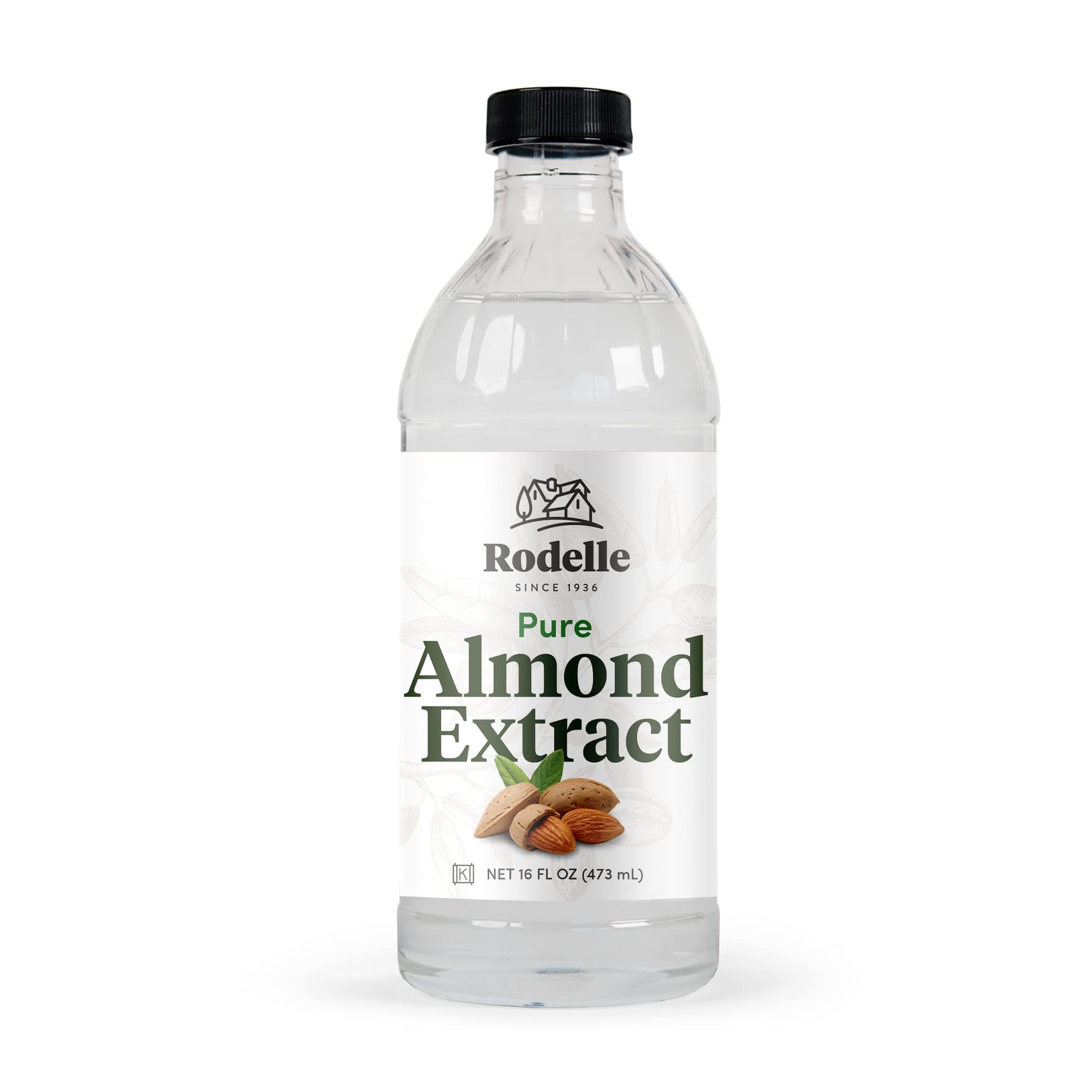 Rodelle Pure Extract, Almond, 16 Ounce
