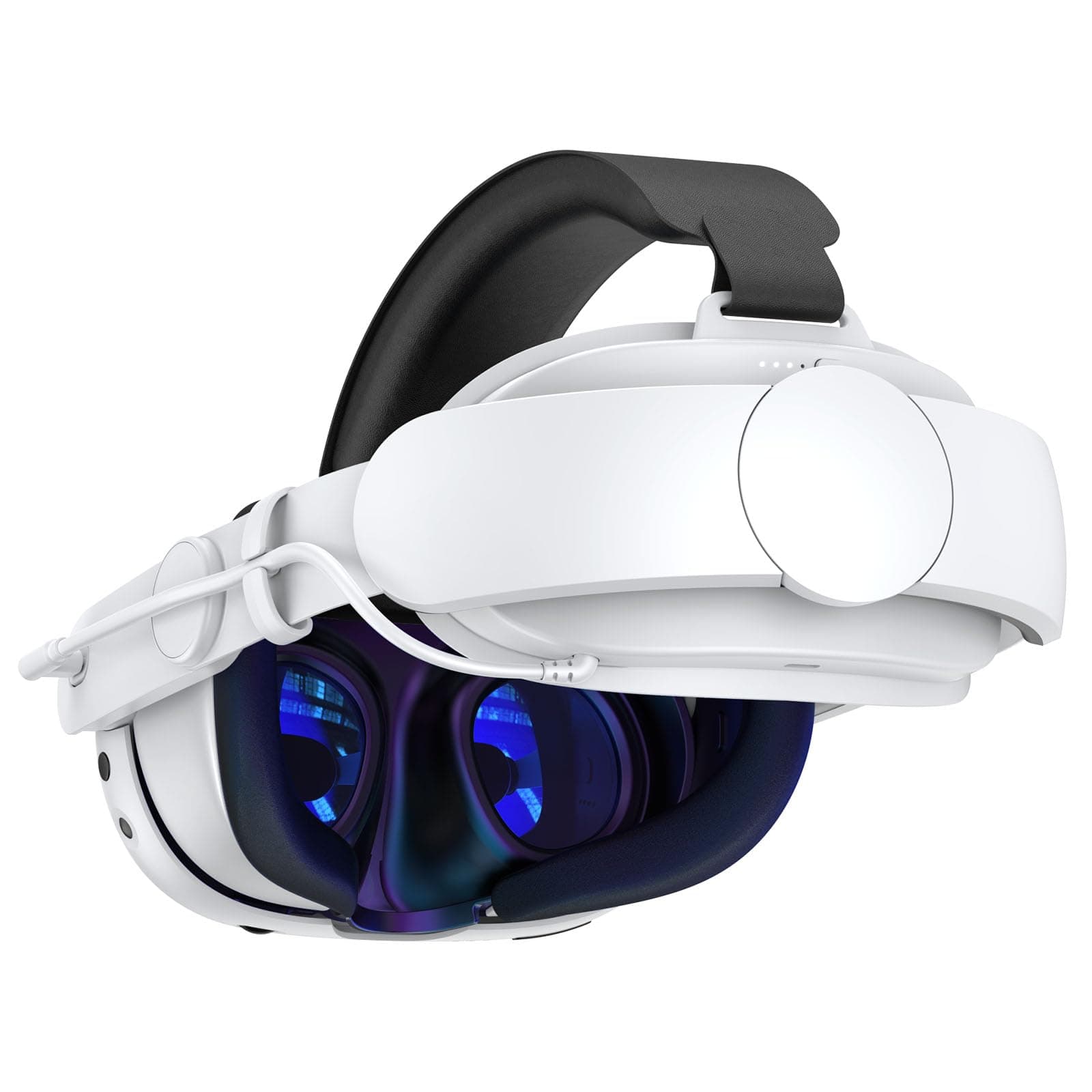 Head Strap with 6000mAh Battery Compatible with Meta Quest 3/3S, VR Headset Accessories Compatible with Oculus 3, Extra 3H Playtime, Enhanced Support and Comfort, Non-Pressure Weight Balance